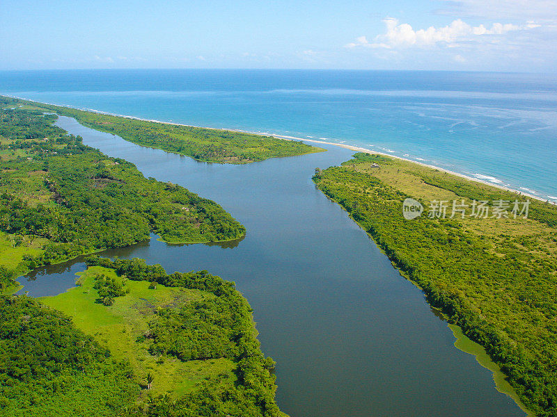 海岸泻湖和河口Cuero y Salado野生动物保护区洪都拉斯